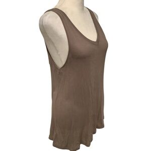 Tresics Women’s Light Brown Sleeveless Tank Top Size S